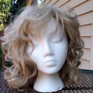 Women's Curly Dirty Blonde Wig